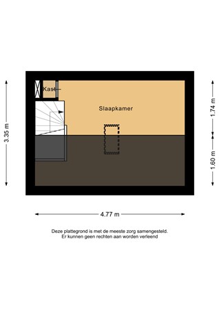 Floorplan - Mathenesserdijk 376A01, 3026 GT Rotterdam